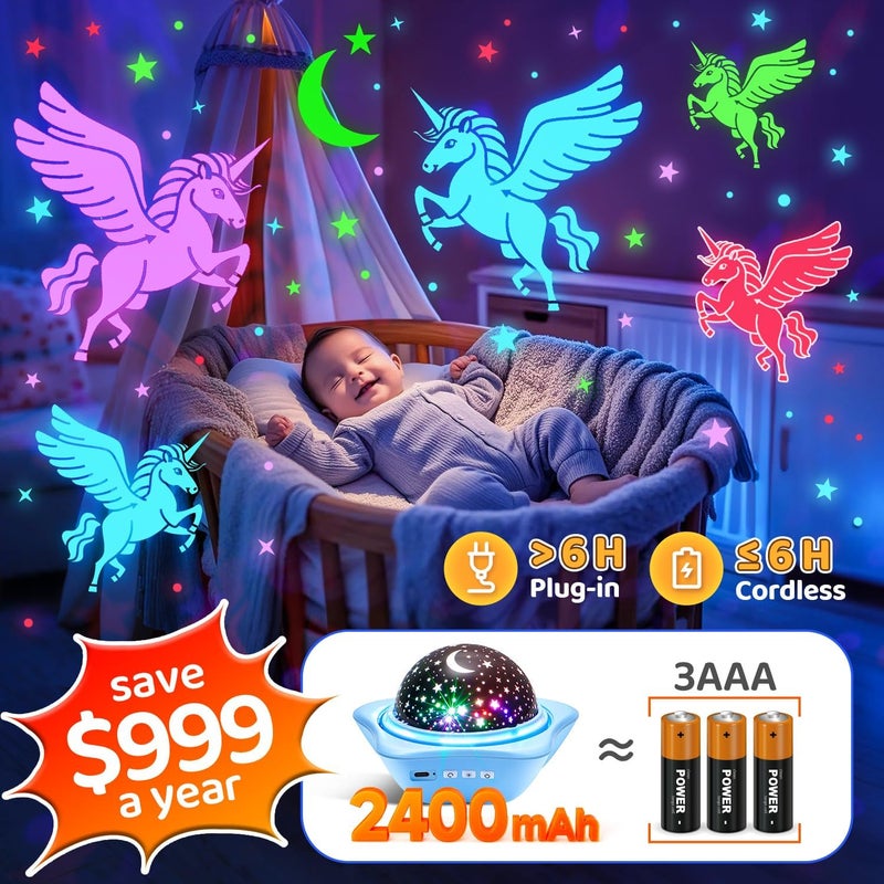 One Fire Star Projector Night Light for Kids - Image 4